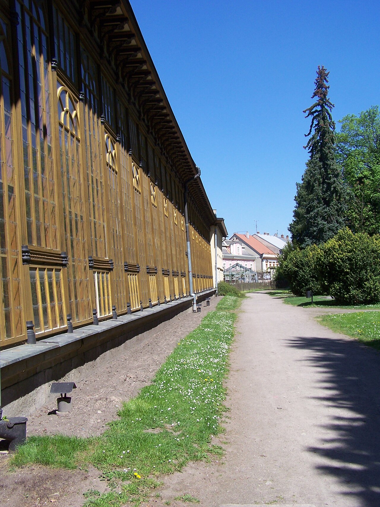 Palmenhaus im Park von Schloss Opočno (palmový skleník), Opočno, Region Hradec Králové