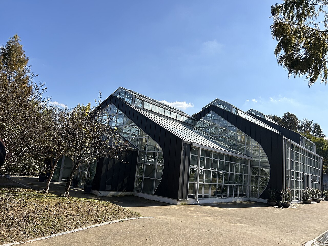 Wassertropfen-Gewächshaus, Mulhyanggi Arboretum (물향기수목원 물방울온실), Osan (Sucheong-dong), Gyeonggi