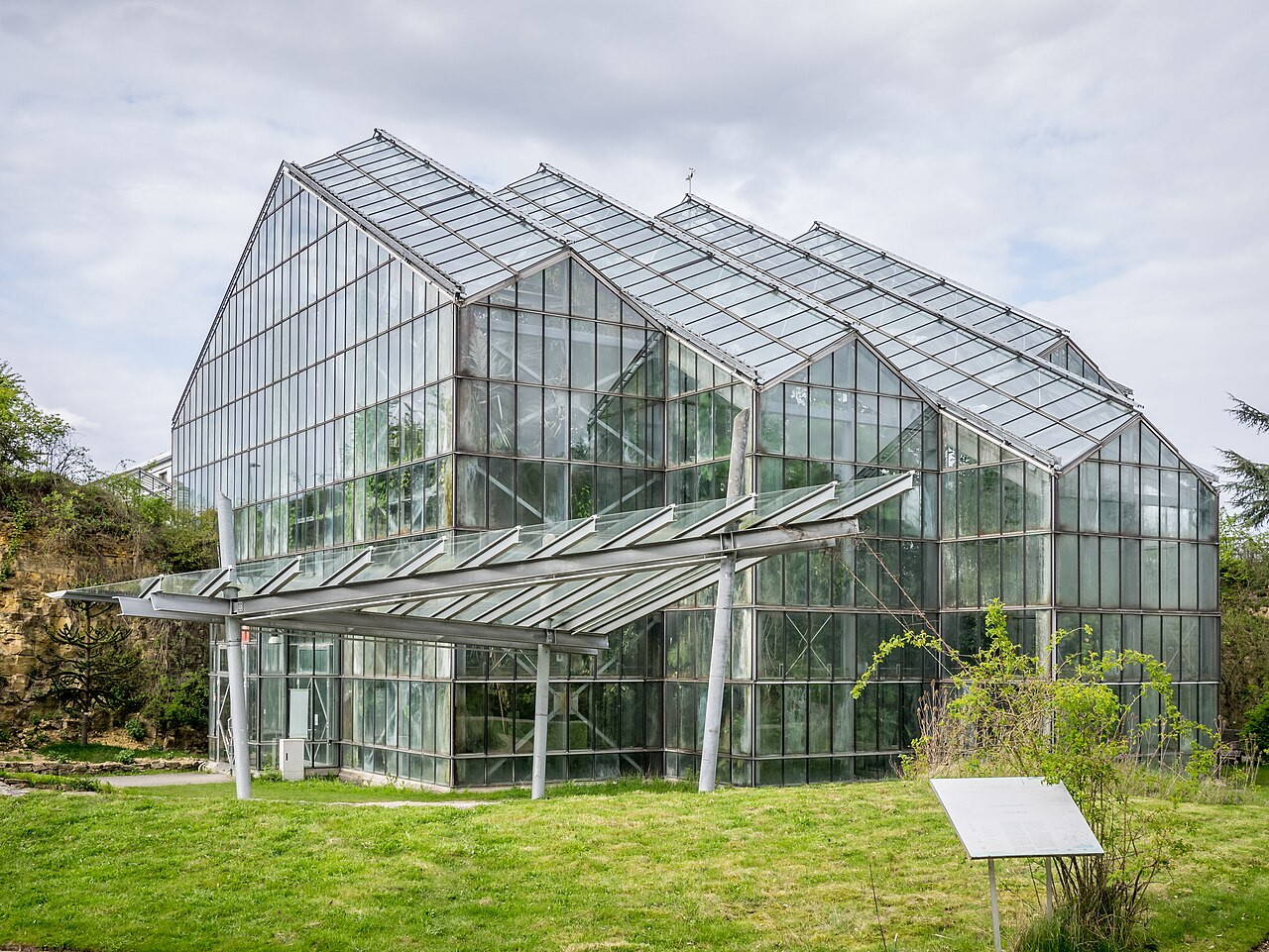 Regenwaldhaus (maison de la forêt tropicale) du Jardin botanique de l'université d'Osnabrück, Osnabrück, Basse-Saxe