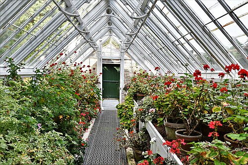 Flower Garden and Melon Yard glasshouses (Lost Gardens of Heligan), Pentewan, near St Austell (Cornwall)