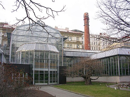Gewächshäuser des Botanischen Gartens der Karls-Universität (Na Slupi), Prag