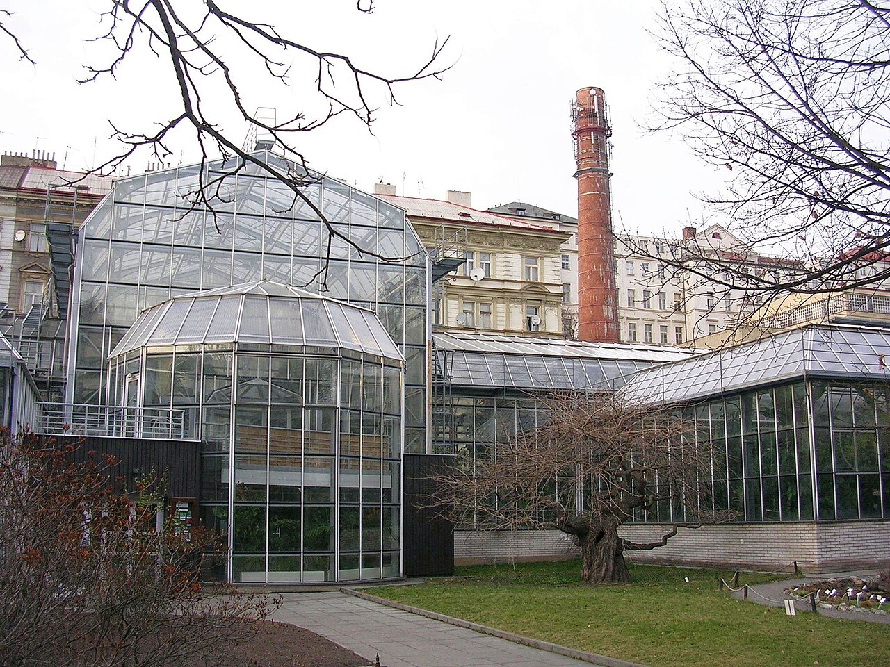 Gewächshäuser des Botanischen Gartens der Karls-Universität (Na Slupi), Prag, Neustadt (Na Slupi)
