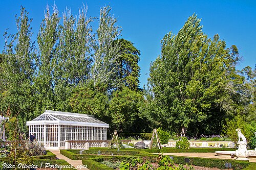 Gewächshäuser des Botanischen Gartens, Nationalpalast von Queluz (Jardim das Estufas), Queluz