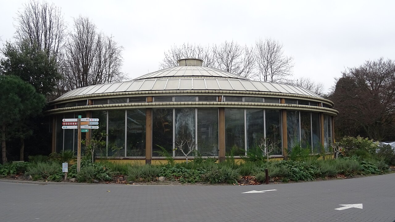Rivièrahal und Victoriahaus des Diergaarde Blijdorp, Rotterdam, Südholland
