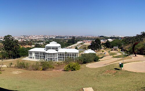Palacete de Cristal, Botanischer Garten Irmãos Villas-Bôas, Sorocaba, Bundesstaat São Paulo