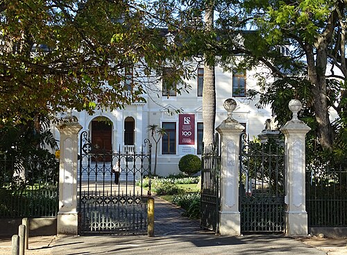 Serres du jardin botanique de l'université de Stellenbosch, Stellenbosch, Cap-Occidental