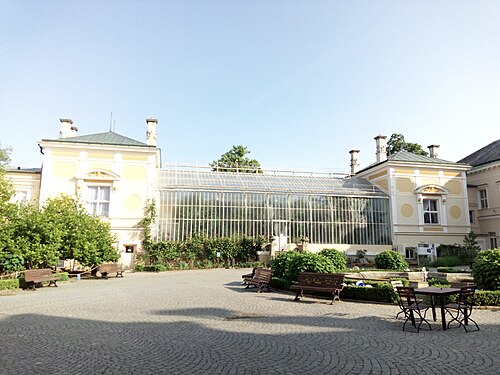 Orangerie und Wintergarten von Schloss Světlá nad Sázavou (zámecký skleník), Světlá nad Sázavou