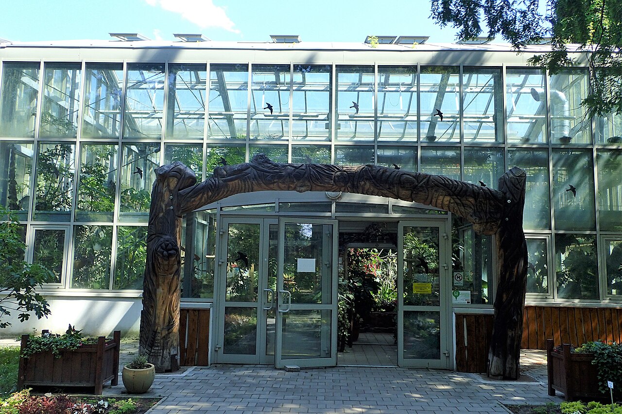 Tropengewächshaus des Botanischen Gartens der Universität Szeged (SZTE Füvészkert), Szeged, Komitat Csongrád-Csanád