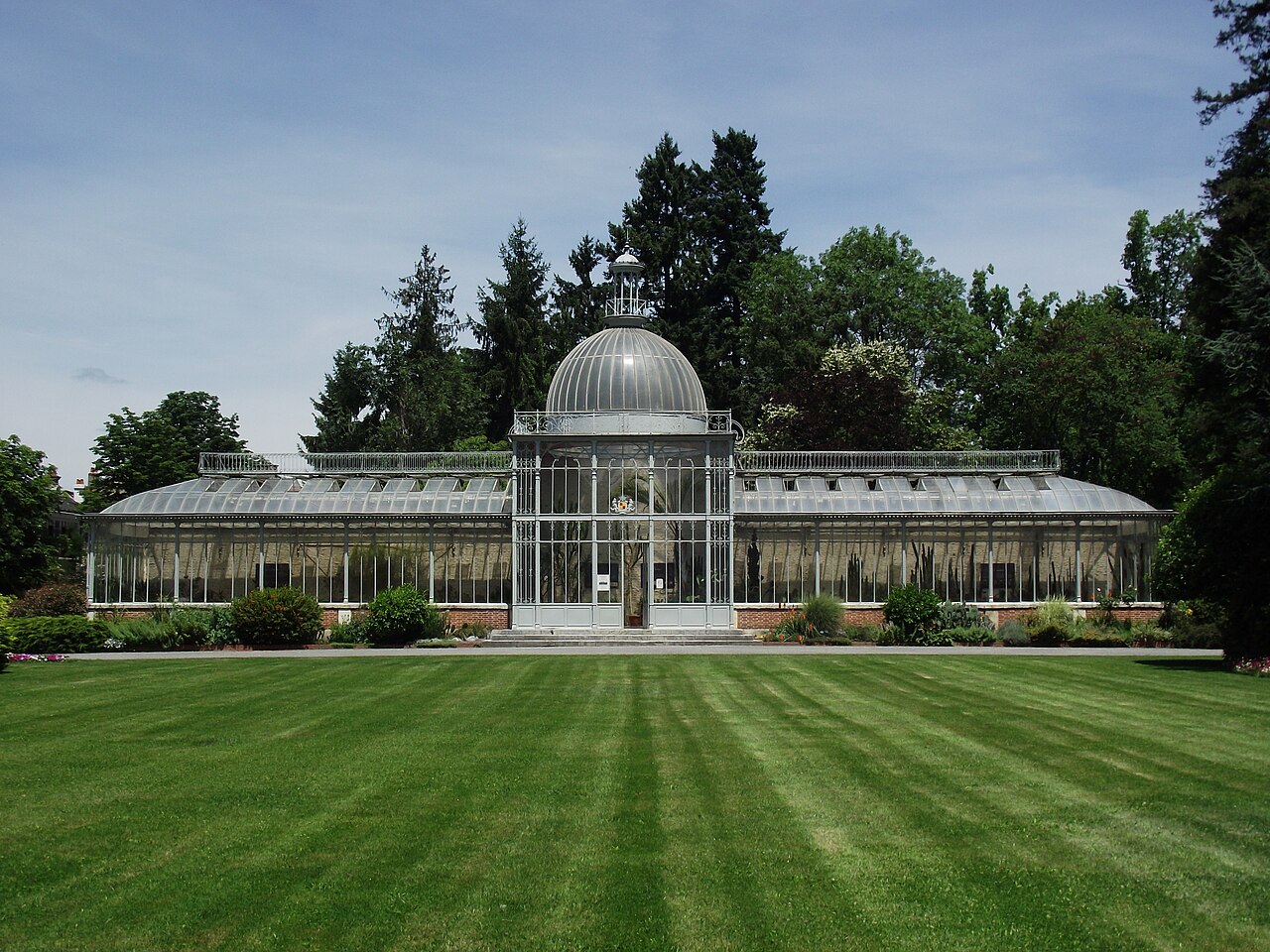 Gewächshaus (Orangerie) des Jardin Massey, Tarbes, Okzitanien