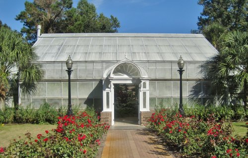 Conservatory, Bellingrath Gardens and Home (Gewächshaus von Lord & Burnham), Theodore (bei Mobile), Alabama