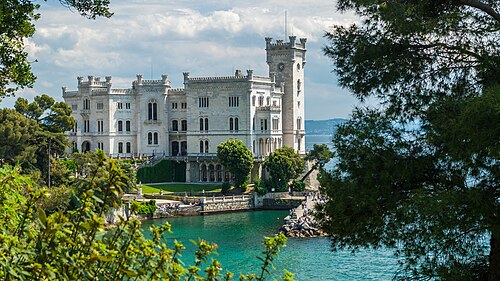 Antiche Serre du parc du château de Miramare, Trieste, Frioul-Vénétie Julienne