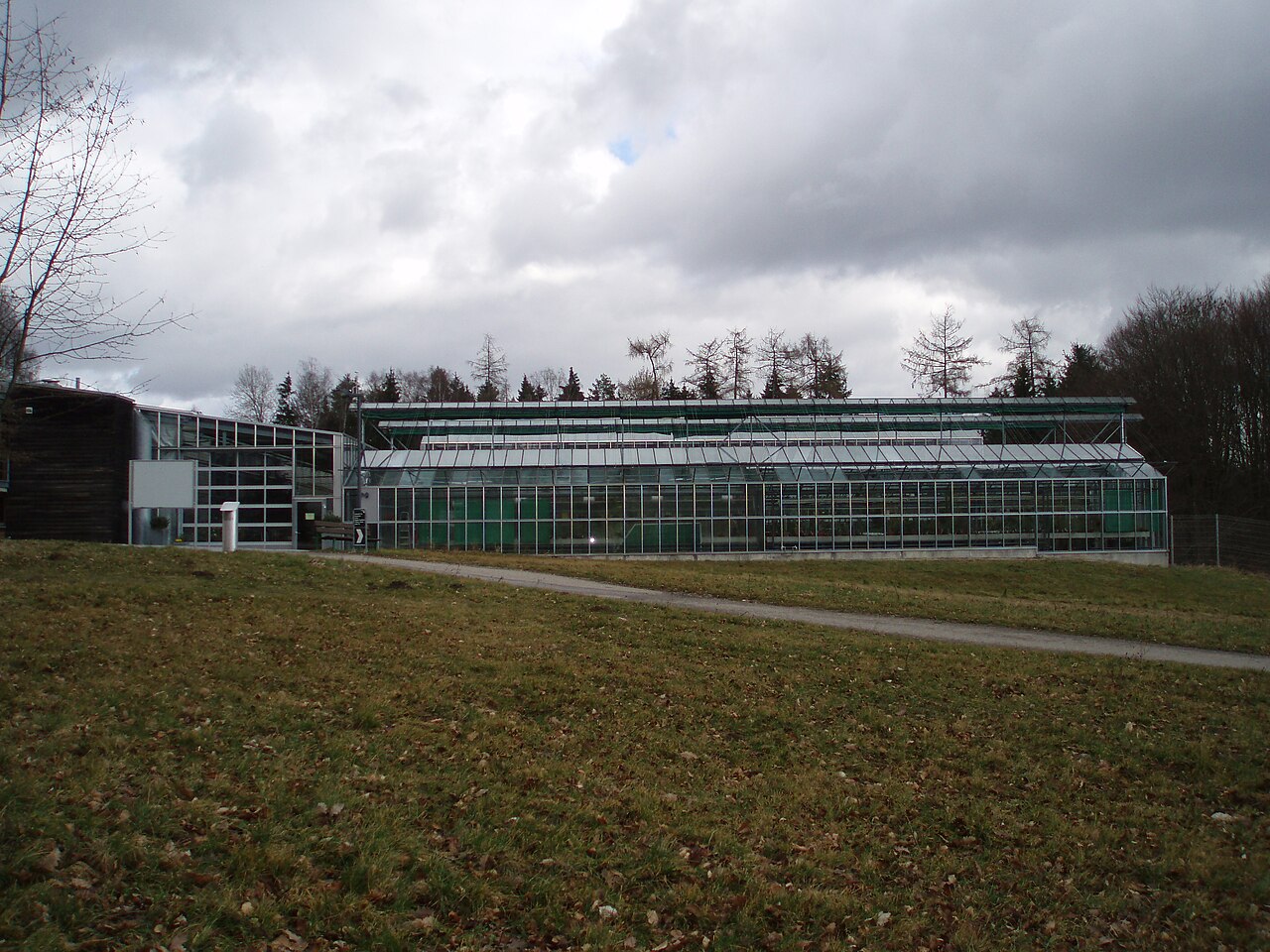 Tropengewächshäuser des Botanischen Gartens der Universität Ulm, Ulm (Oberer Eselsberg), Baden-Württemberg