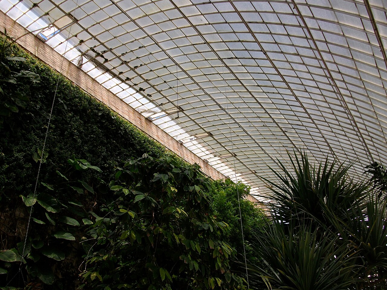 Monleón-Gewächshaus, Jardí Botànic der Universität Valencia, Valencia, Valencianische Gemeinschaft