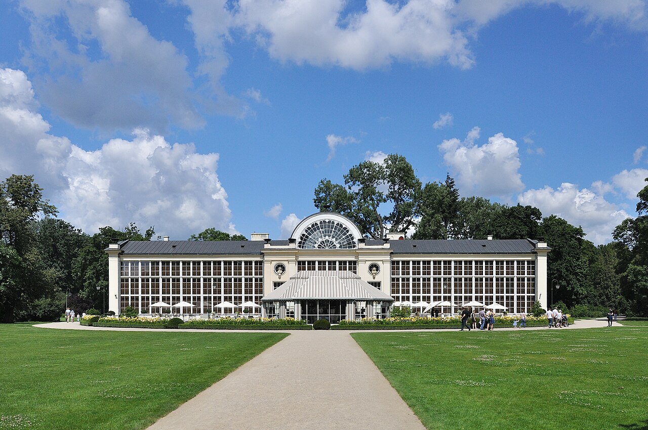 Neue Orangerie (Nowa Pomarańczarnia), Łazienki-Park, Warschau, Łazienki-Park