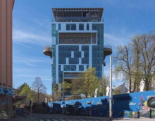 Tropenhaus of the Haus des Meeres (Aqua Terra Zoo), Vienna (Mariahilf, Esterházypark)