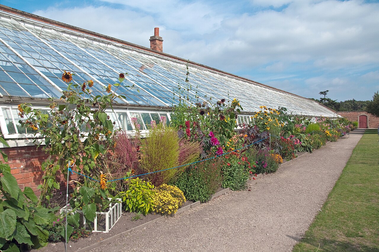 The Glasshouse, Walled Kitchen Garden de Clumber Park, Clumber Park, près de Worksop (Nottinghamshire)