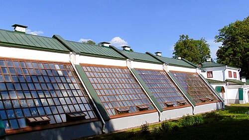 Orangerie des Gutsmuseums Ogiński (Оранжерея музея-усадьбы М. К. Огинского), Salessje (Залесье)