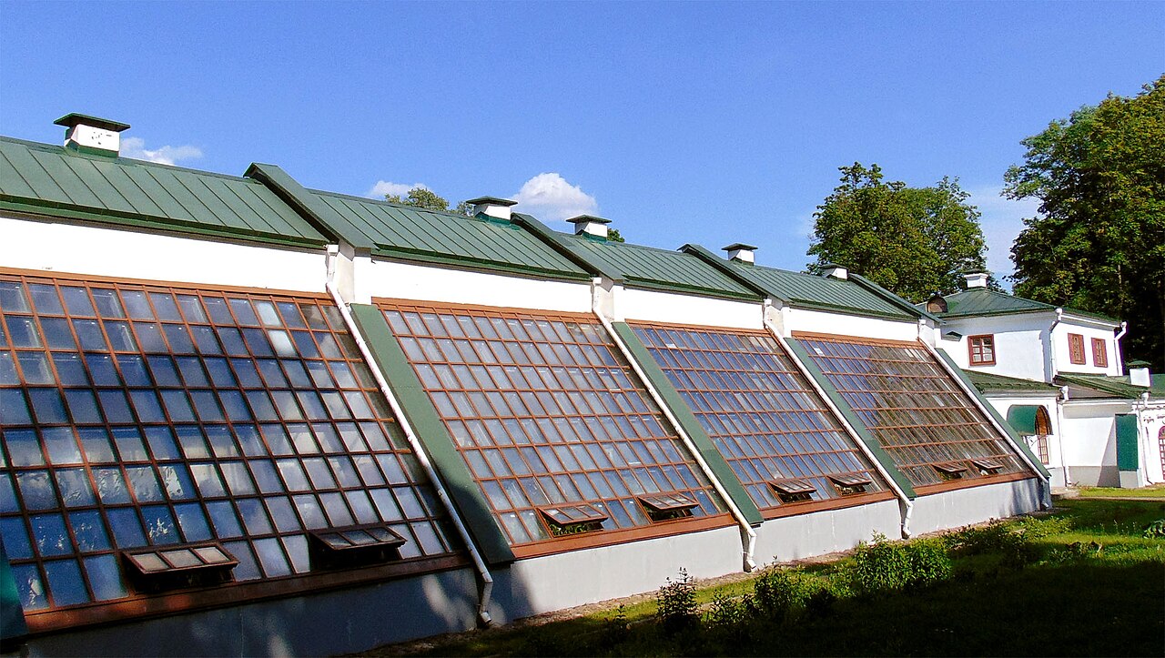 Orangerie des Gutsmuseums Ogiński (Оранжерея музея-усадьбы М. К. Огинского), Salessje (Залесье), Rajon Smarhon, Gebiet Grodno