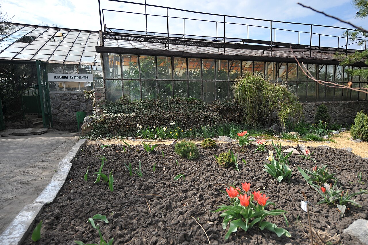Gewächshäuser des Städtischen Botanischen Gartens für Kinder in Saporischschja (Tropicana, Wintergarten, Cactusarium), Saporischschja, Oblast Saporischschja