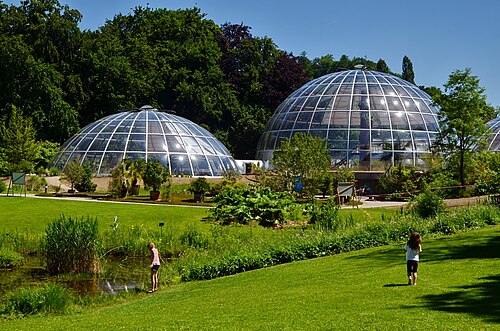 Tropenkuppeln des Botanischen Gartens der Universität Zürich, Zürich